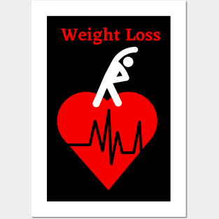 Weight Loss T-Shirt Posters and Art